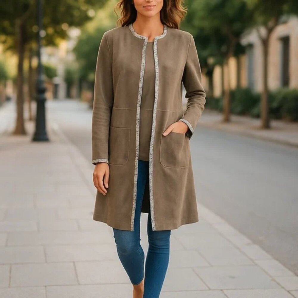 Gerard Darel Tan Trench Coat Size 36